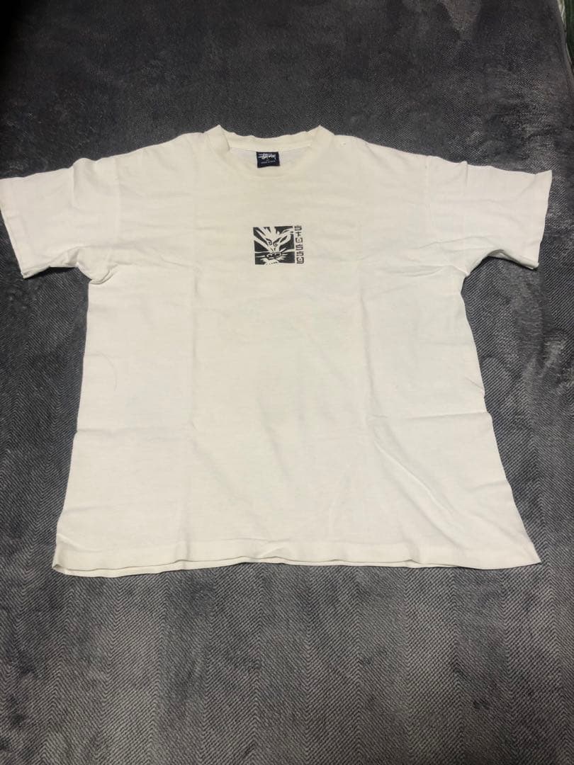 OLD STUSSY 和柄ドラゴン Tシャツ 白 Made in USA