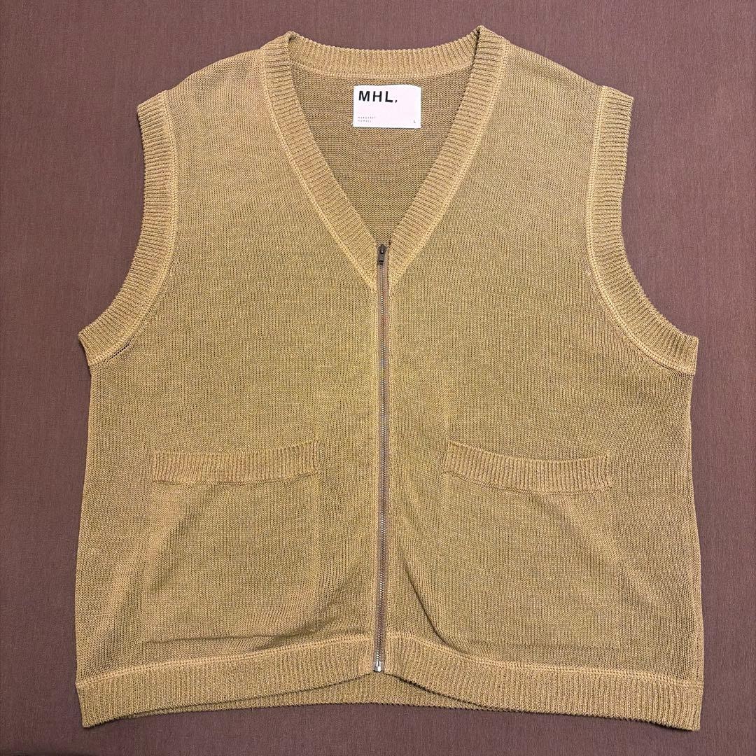 【24SS】MHL. DRY COTTON LINEN ベスト L