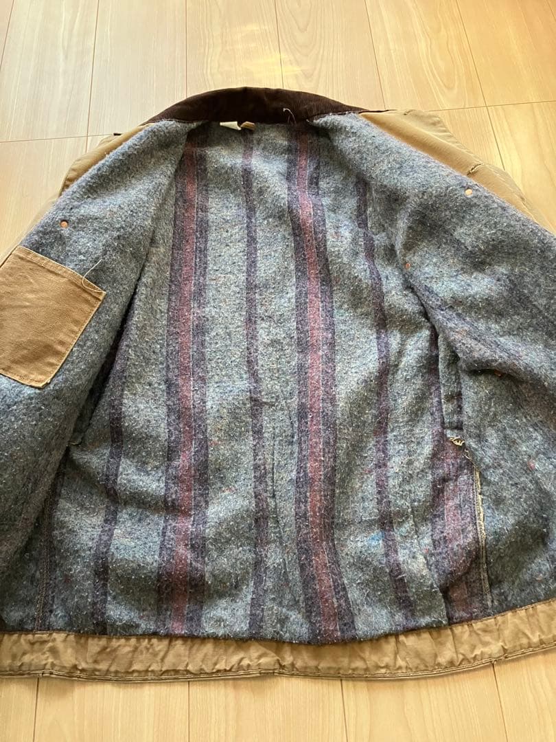 70s carhartt chore カバーオール　ジャケット　ボロ　カーハート