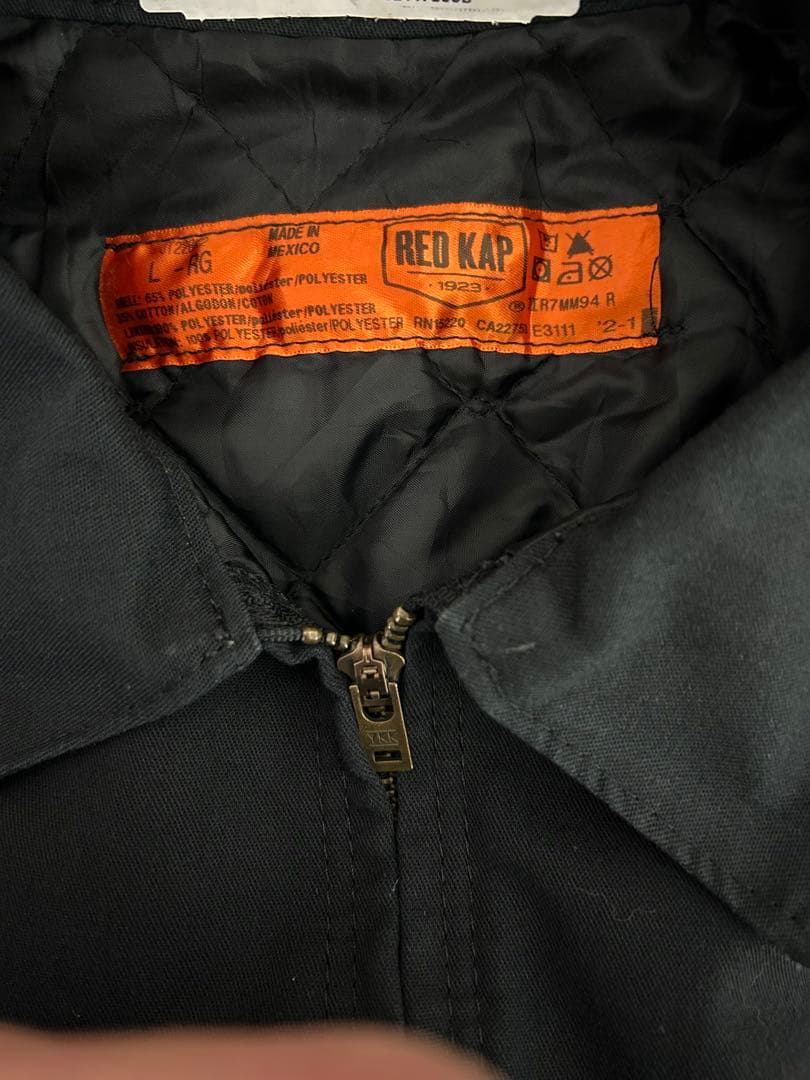 REDKAP ワークジャケット ブラック L レッドキャップ w37