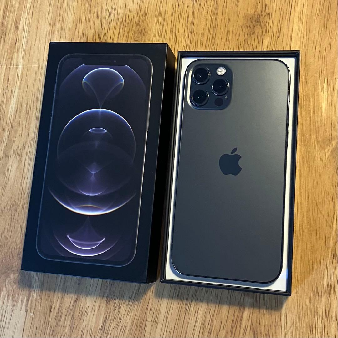 美品✨ iPhone12pro グラファイト 128GB SIMフリー