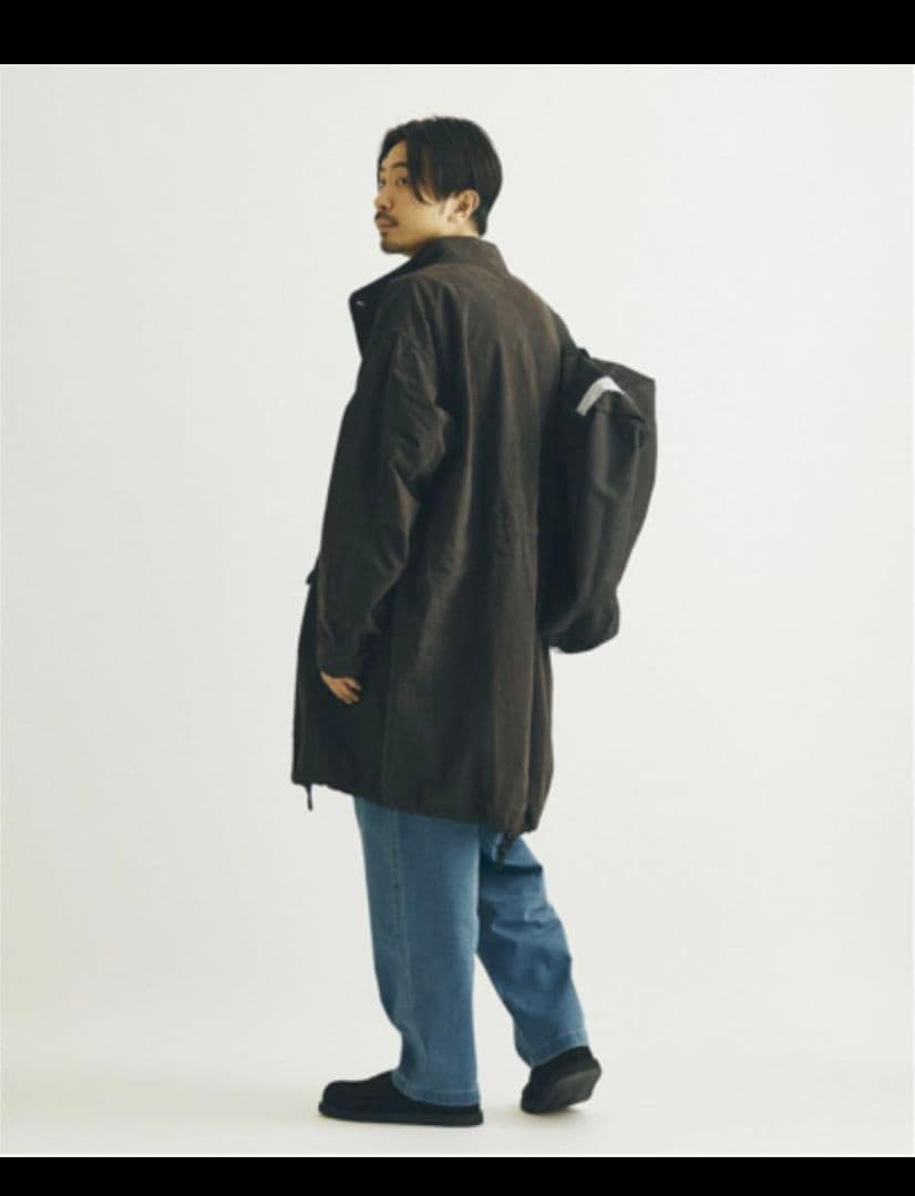 ジャーナルスタンダード　army twill fish tail coat 黒L