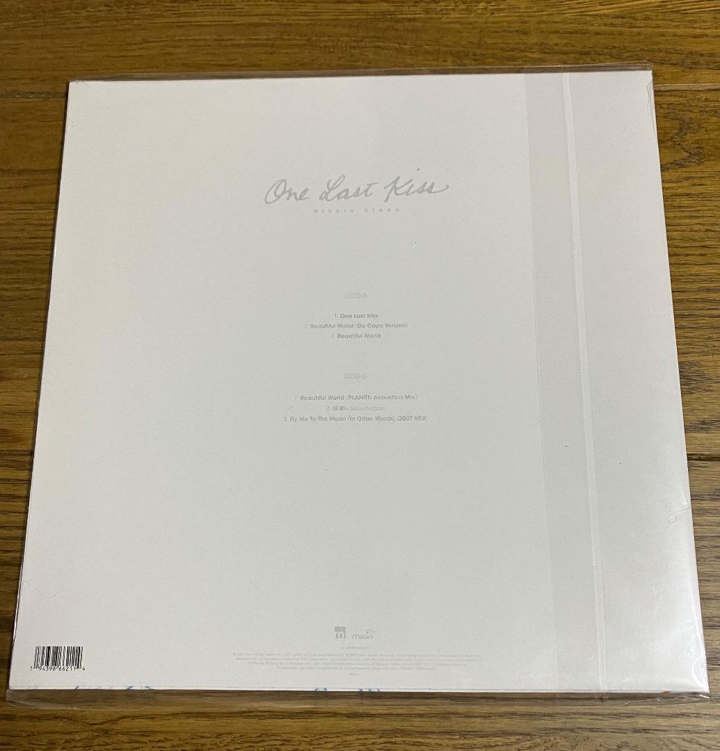 宇多田ヒカル One Last Kiss クリスタルブルーヴァイナル 新品