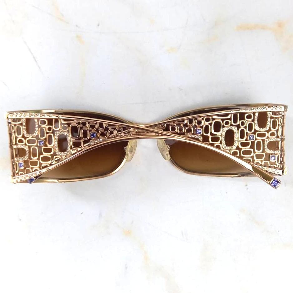 Judith Leiber サングラス クリスタル ラインストーン セレブ御用達
