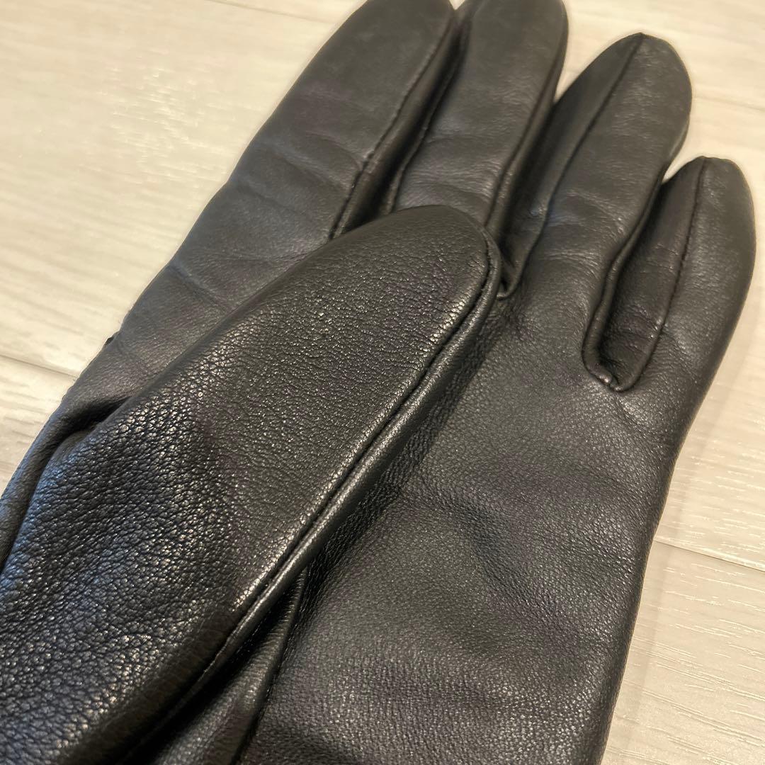 UGG アグ　本革手袋　Mサイズ　黒ブラック　レディース　メンズ　ユニセックス