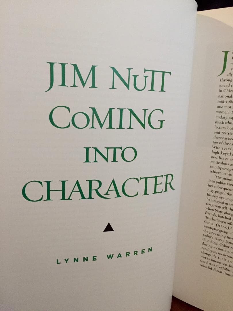 Jim Nutt : Coming Into Character ジム・ナット