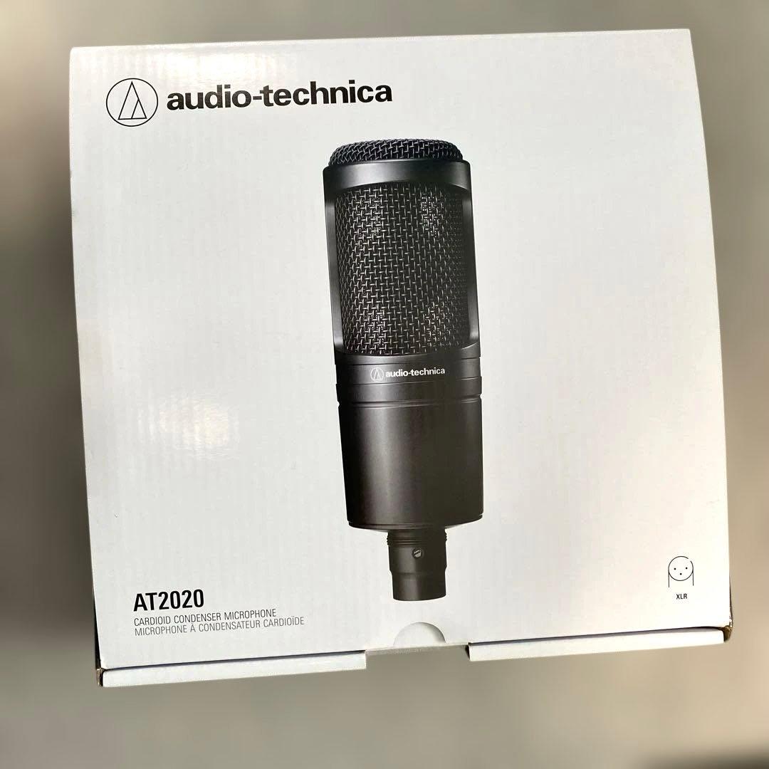 audio-technica AT2020 コンデンサーマイク　XLRケーブル付