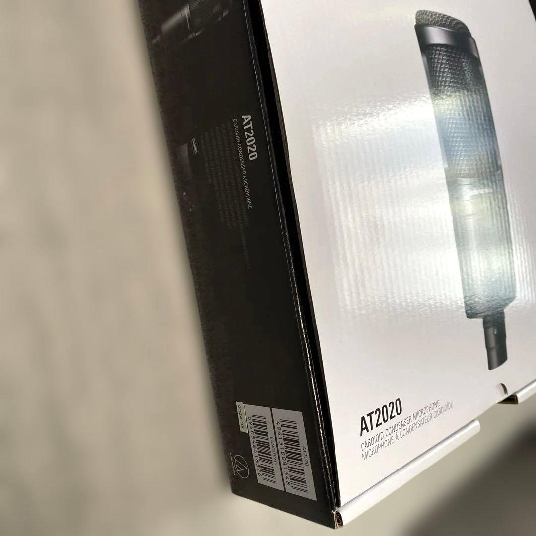 audio-technica AT2020 コンデンサーマイク　XLRケーブル付