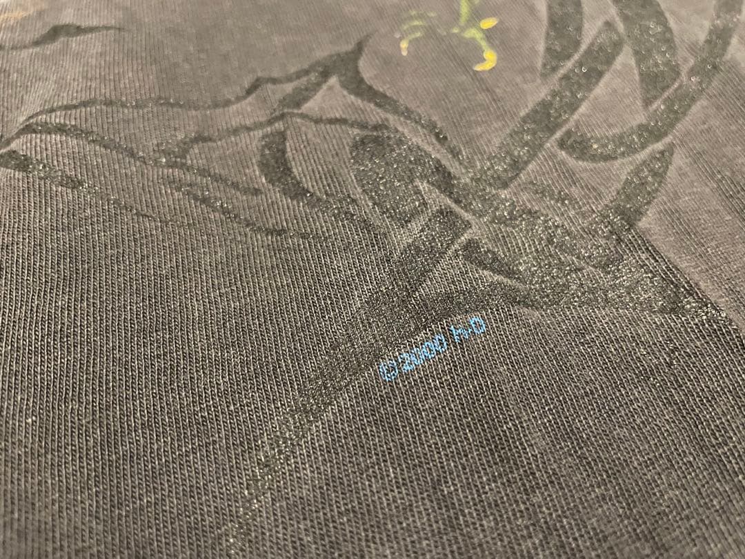 ハーレーダビッドソンイーグルドラゴンtシャツフェードusa製