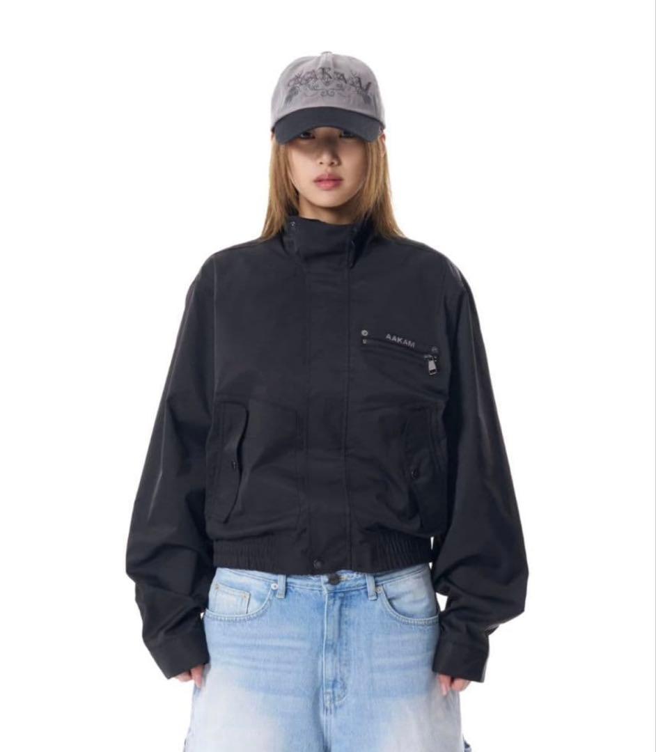 AAKAM High-Neck Button Jacket サイズ1
