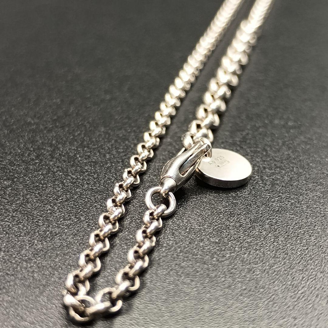 GUCCI あずきチェーン ブラック加工 50cm SILVER925 男女兼用