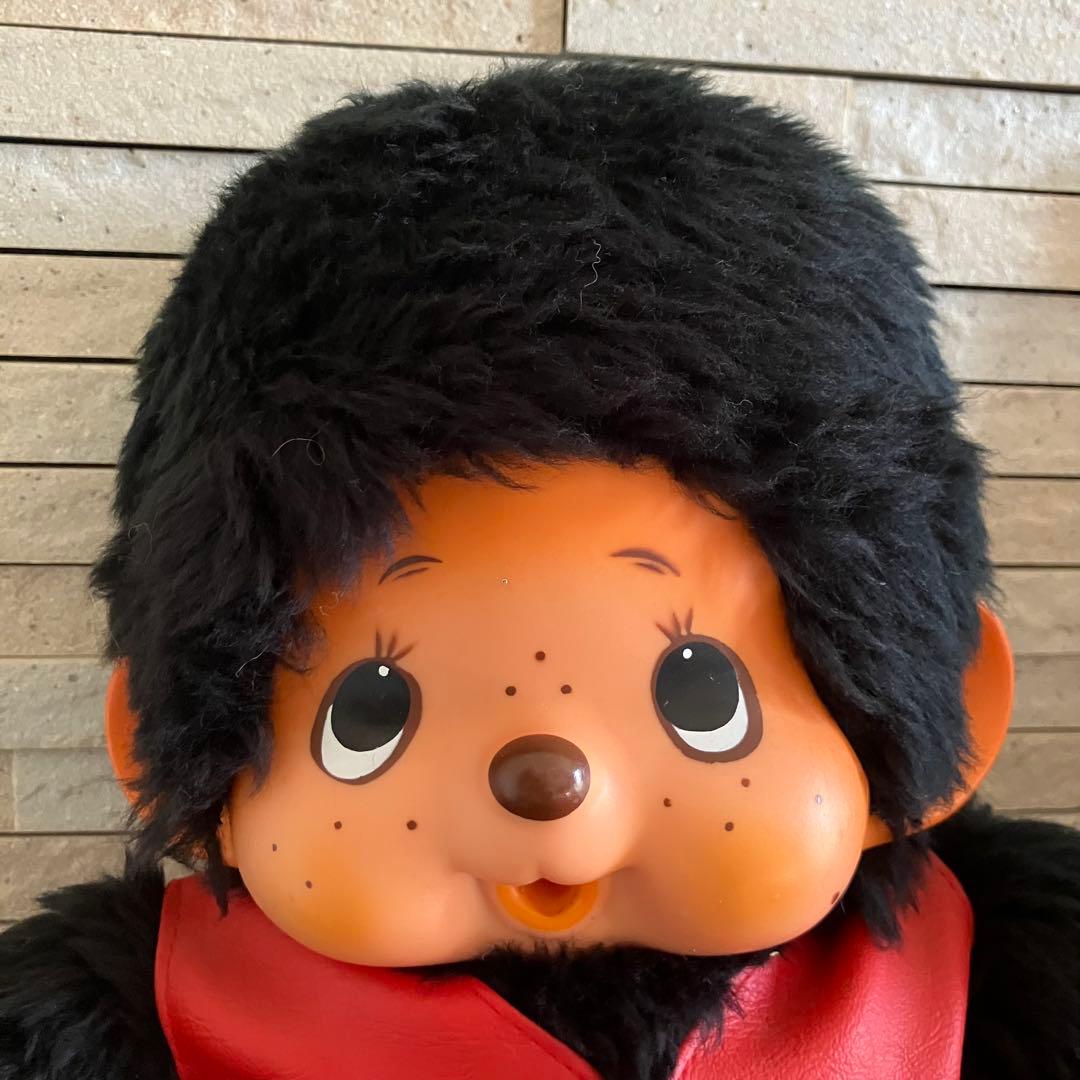 【椅子付✨レア！特大】昭和レトロ モンチッチ？大助くん？ヴィンテージ ぬいぐるみ