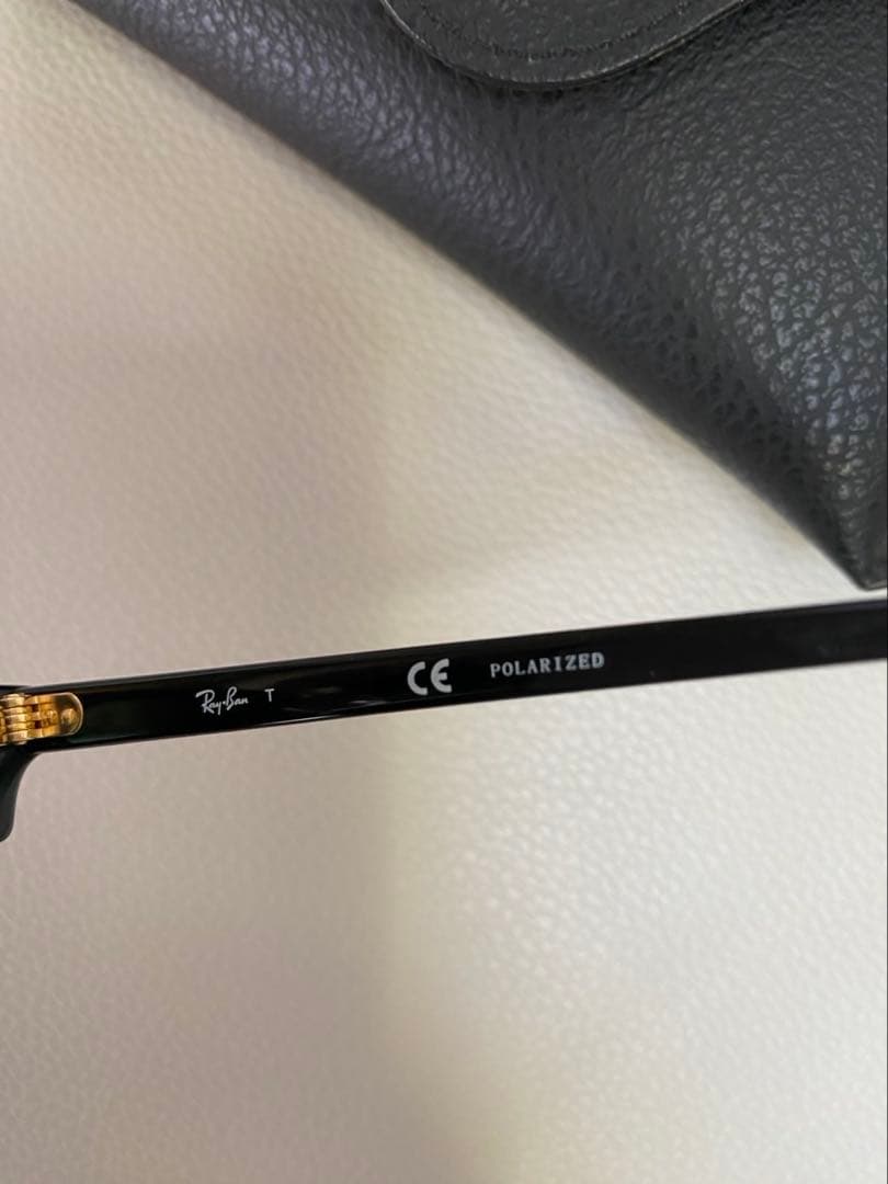 新品未使用RayBanサングラス付属品ケース　ブラック/ゴールド