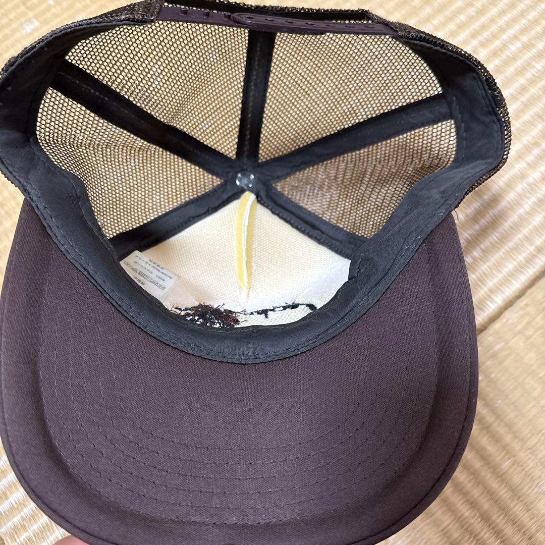 nobody メッシュキャップ　ブラウン