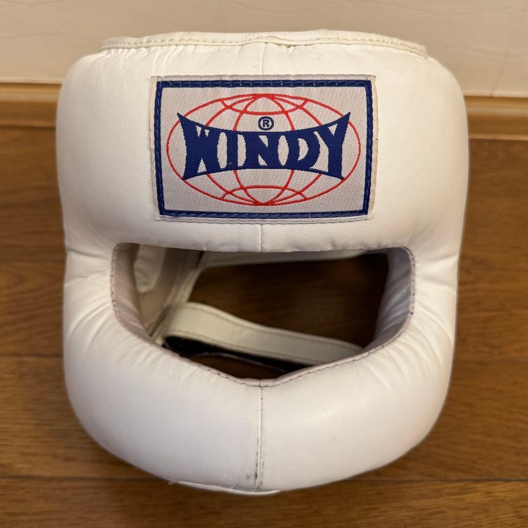 WINDY HPM ヘッドギア M ホワイト フルフェイスタイプ 中古美品