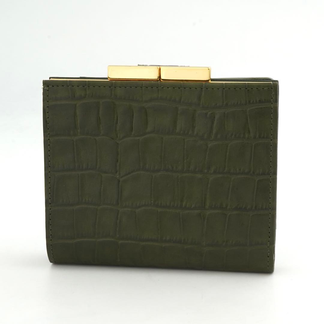 ✨新品未使用・箱付き✨　Yves Saint Laurent ミニ財布　クロコ