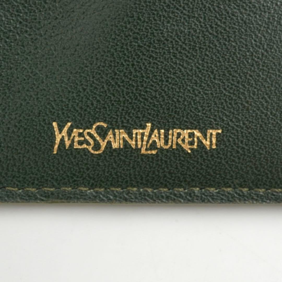 ✨新品未使用・箱付き✨　Yves Saint Laurent ミニ財布　クロコ