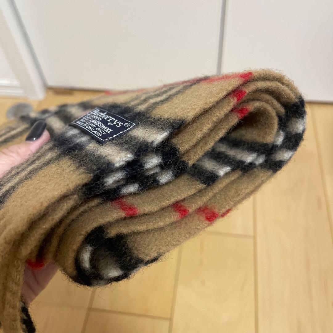 Burberry マフラー 英国製