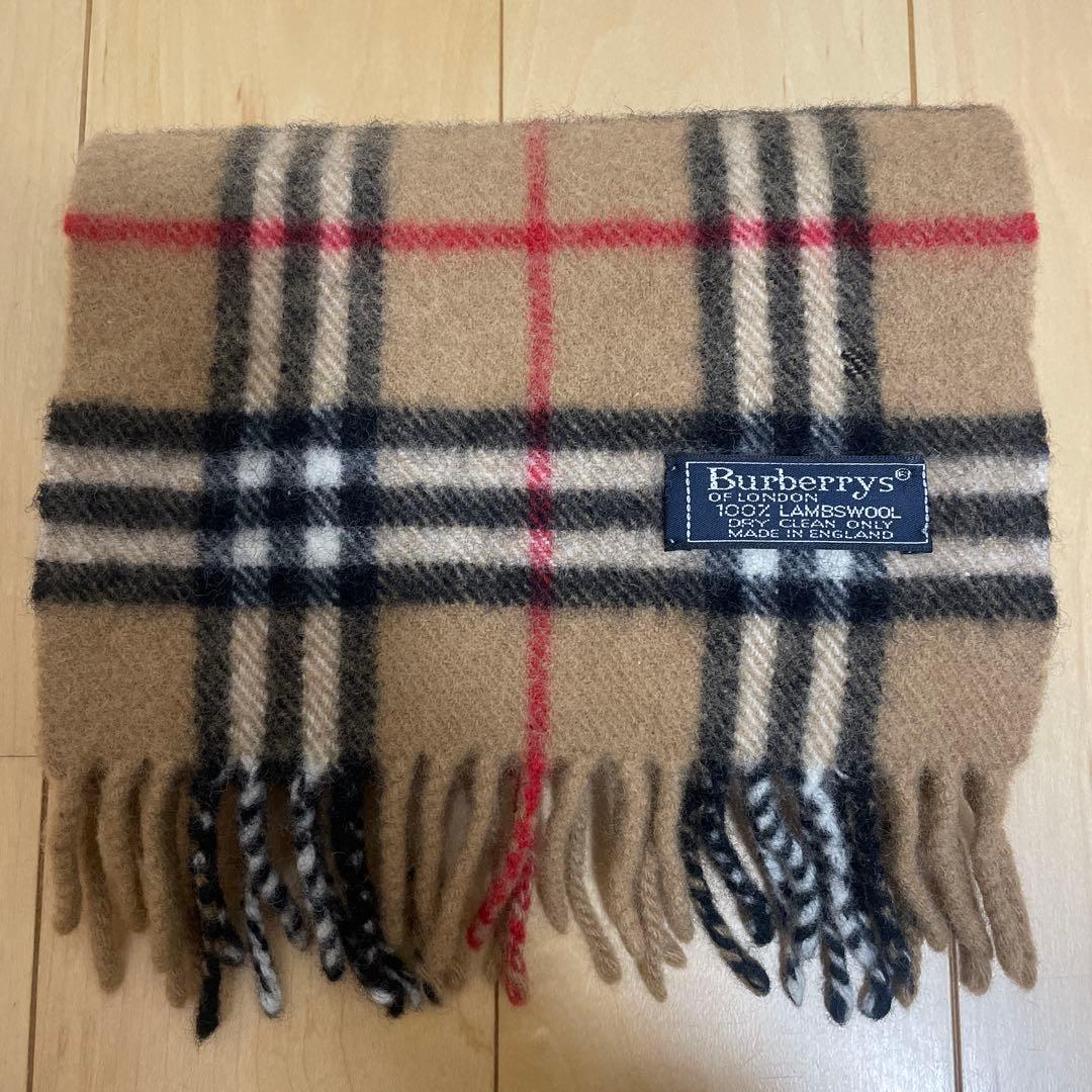 Burberry マフラー 英国製