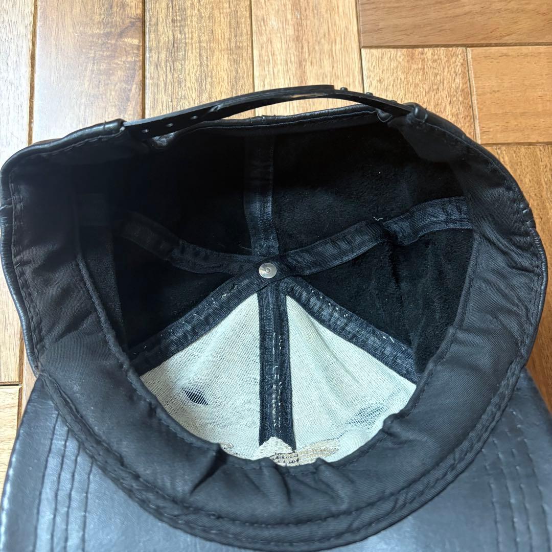 希少 80s old adidas レザー キャップ leather cap