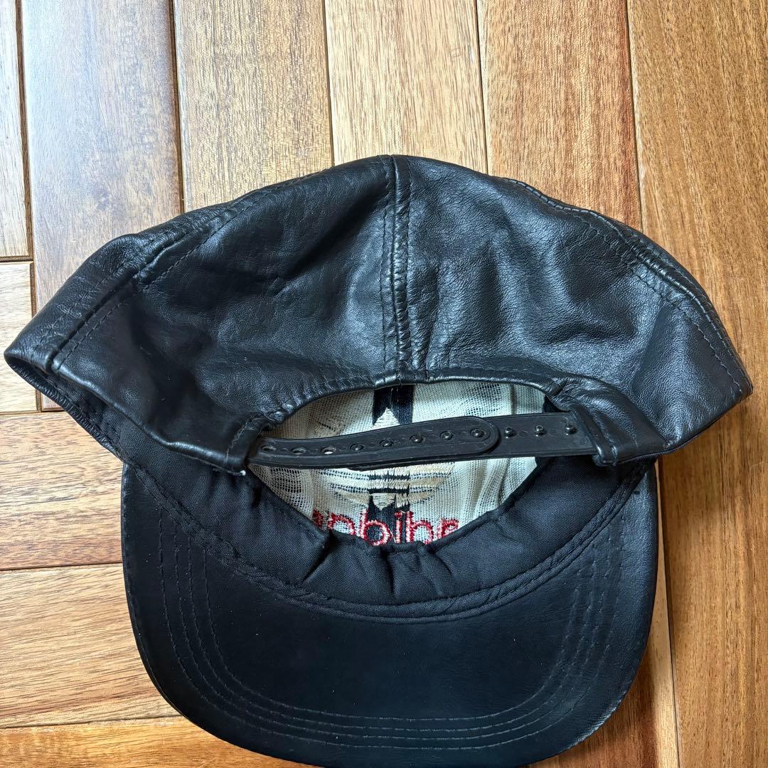 希少 80s old adidas レザー キャップ leather cap
