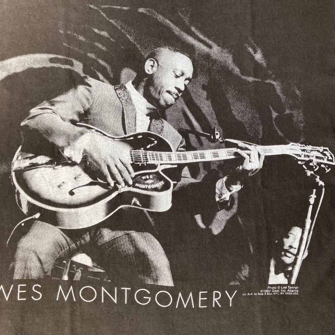90s \"WES MONTGOMERY \" gear.inc ジャズTシャツ