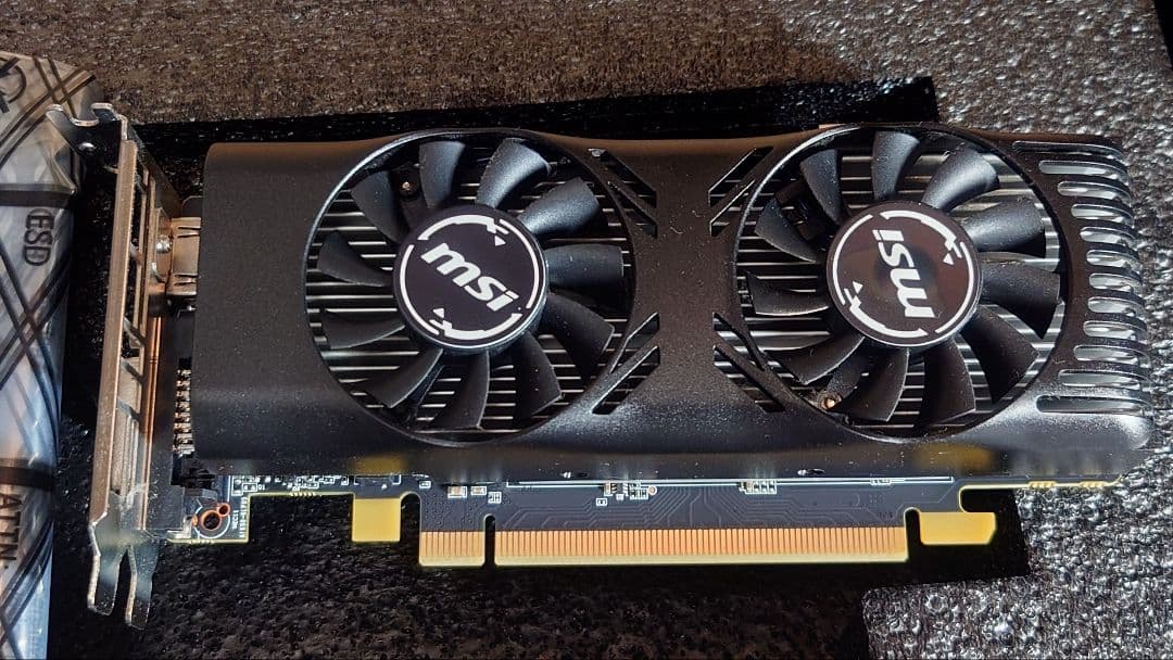 nvidia GTX 1650 グラフィックボード 美品　箱付き　msi