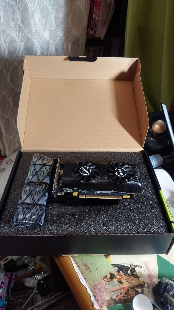 nvidia GTX 1650 グラフィックボード 美品　箱付き　msi