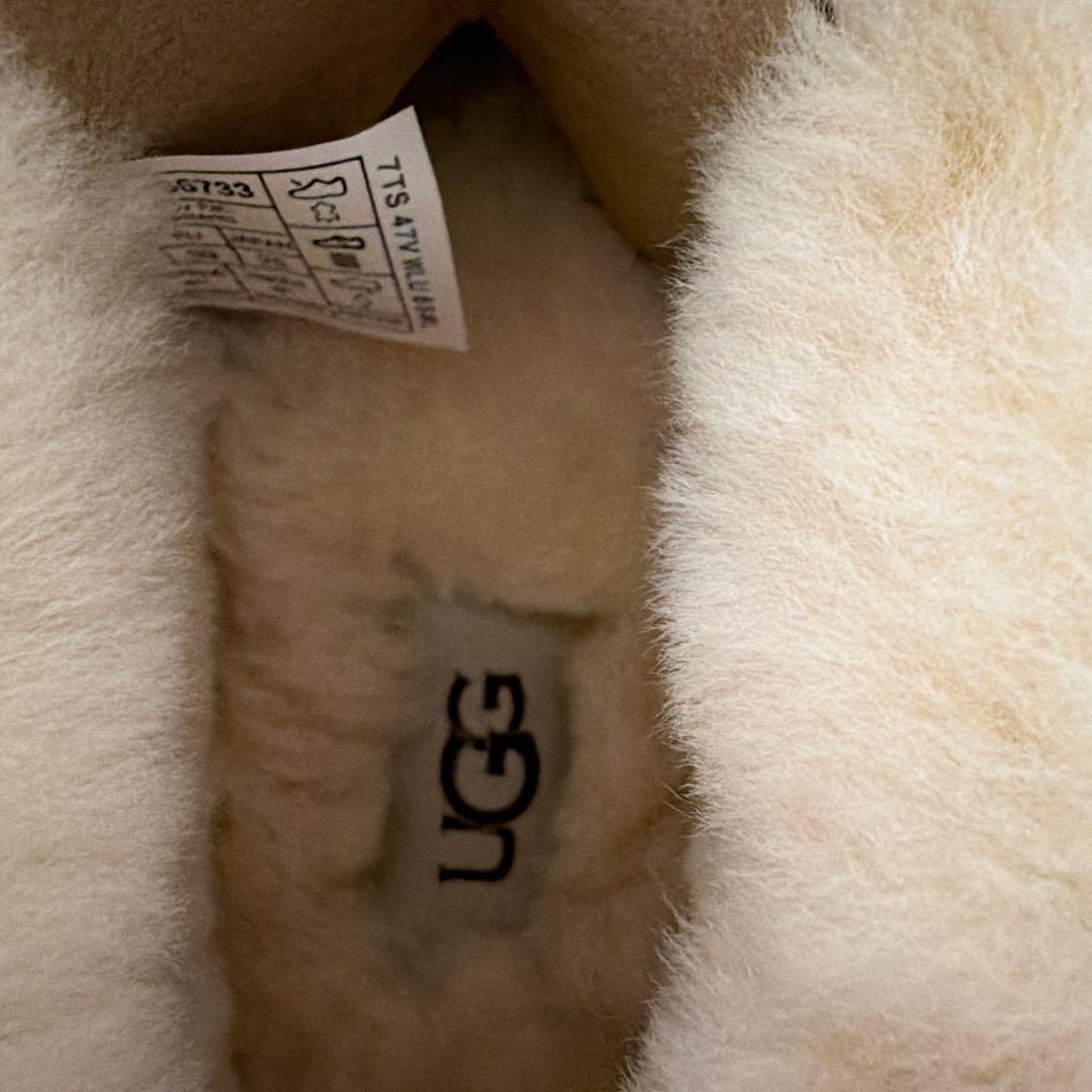 UGG ブラウン ファー付き ムートンブーツ