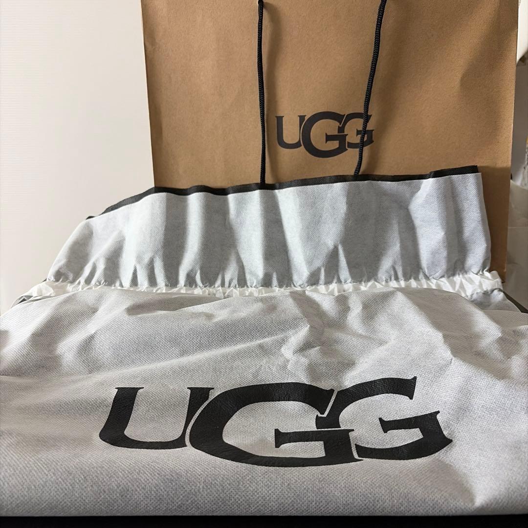 UGG ブラウン ファー付き ムートンブーツ