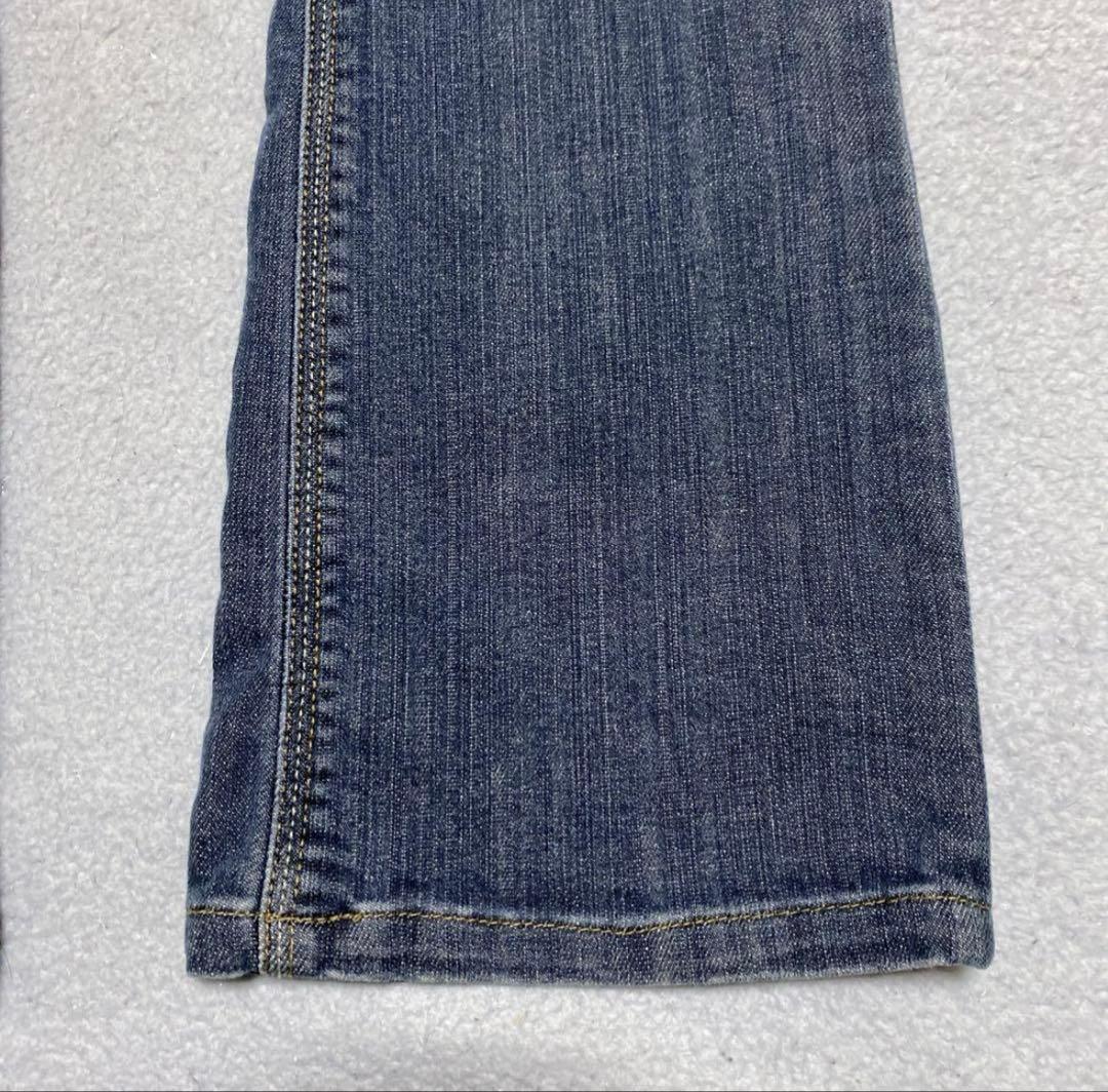 Burberryローライズブーツカットフレアデニム　Y2K