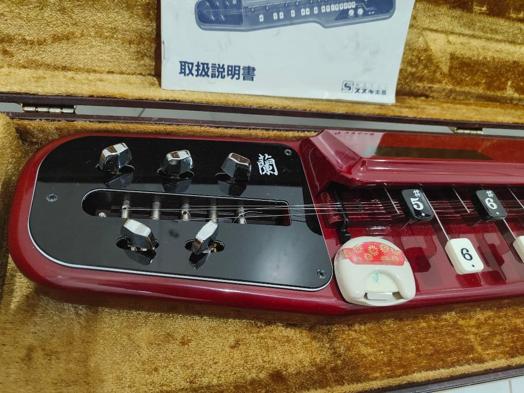 【良品】スズキ　電気 大正琴　蘭 ソプラノ SUZUKI エレキ②