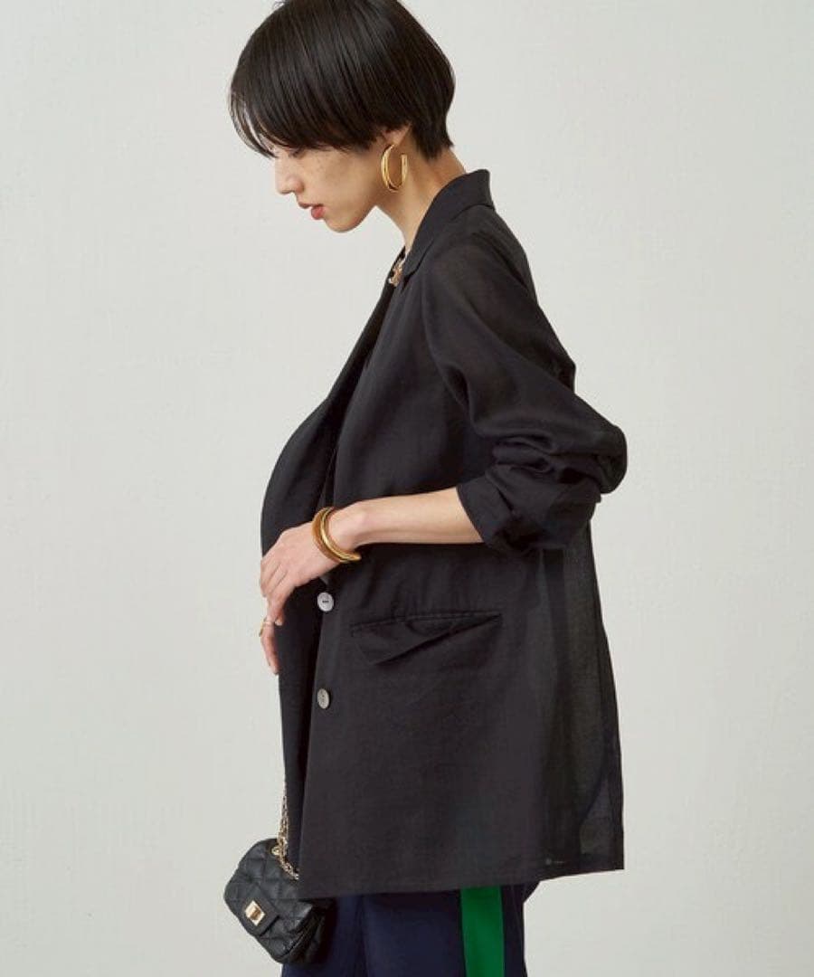 Loungedress ラウンジドレス シアーテーラードジャケット