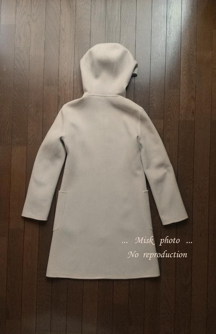'S Max Mara スタイリッシュダブルフェイスフーディコート JI40