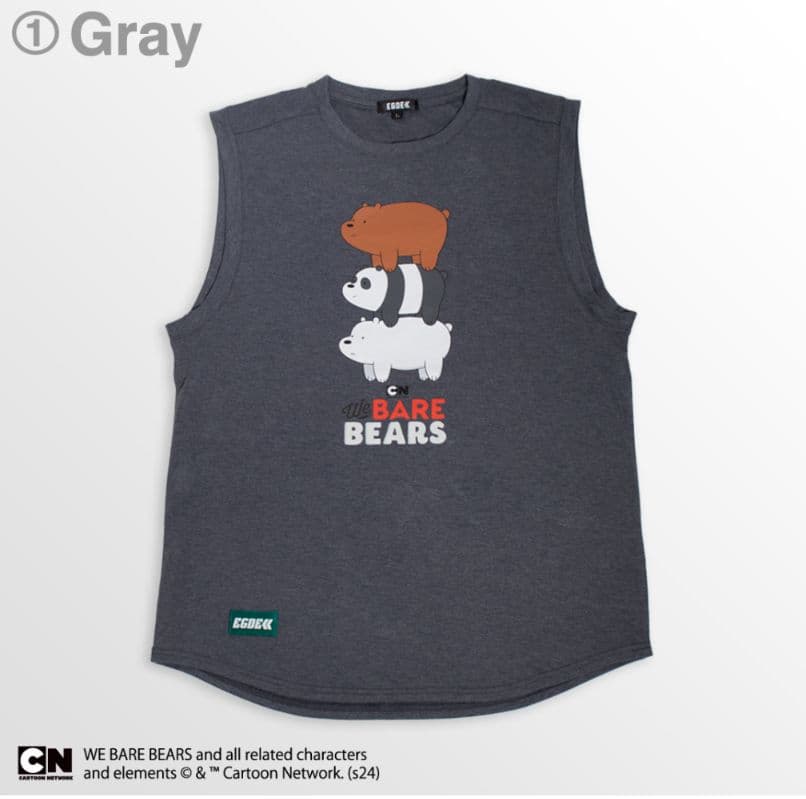 EGDE 『WE BARE BEARS』スリーブレスシャツ XXL