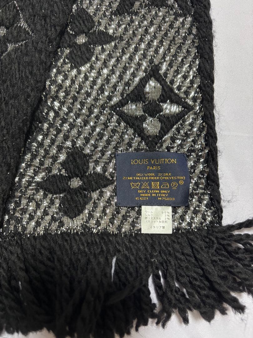Louis Vuitton ブラック マフラー