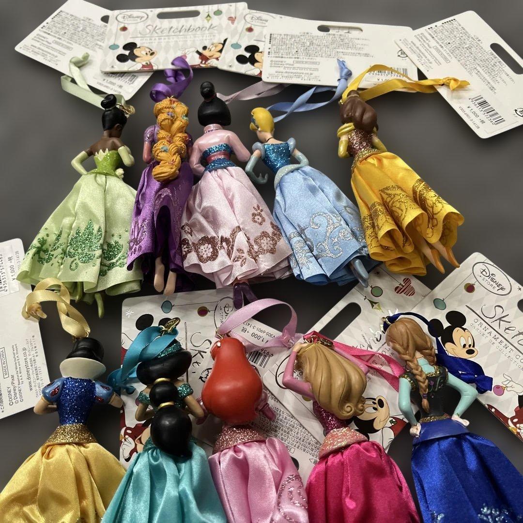m*o様 新品　ディズニーストア ディズニープリンセス オーナメント 10体 ま