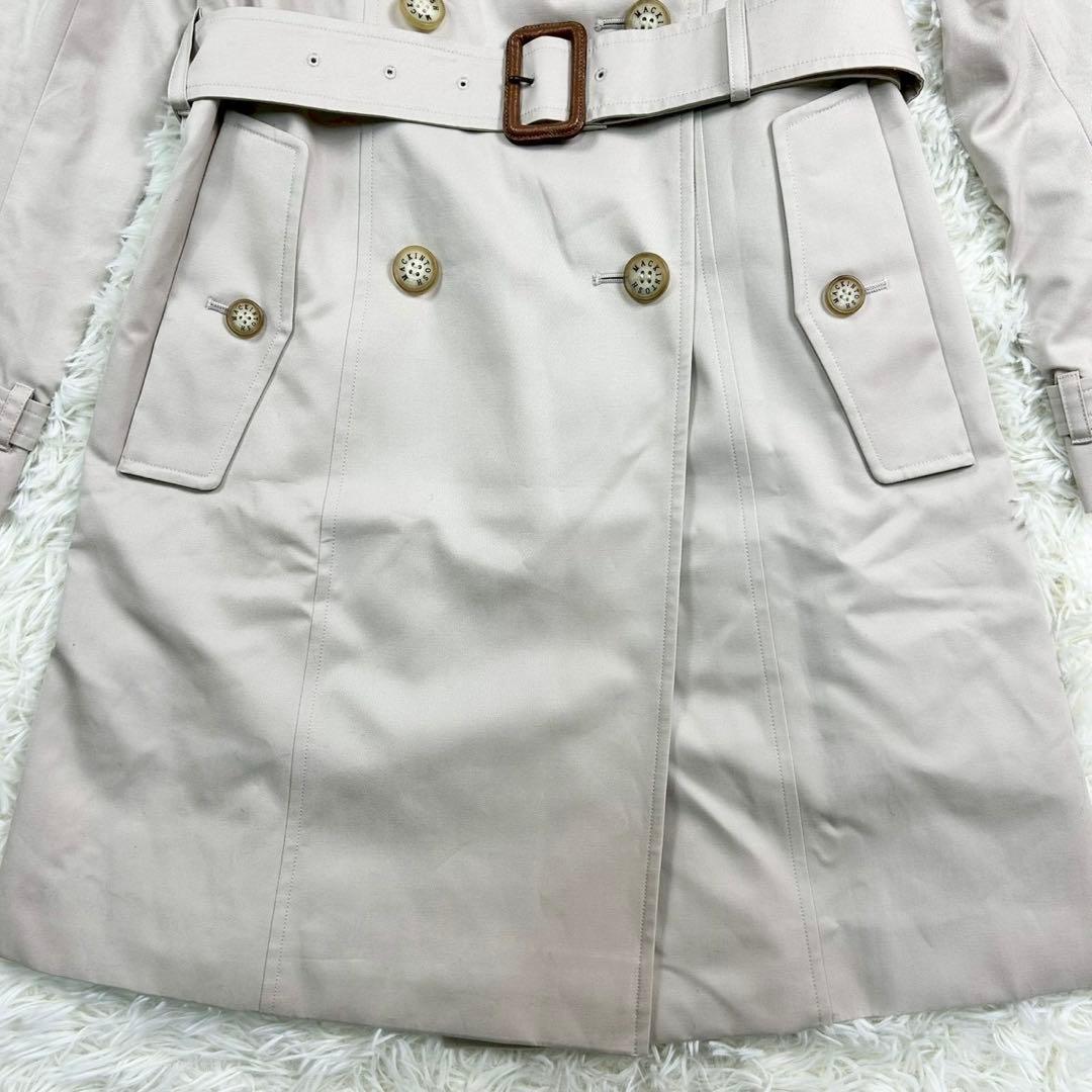 美品　マッキントッシュロンドン　トレンチコート　チェック　レディース　38