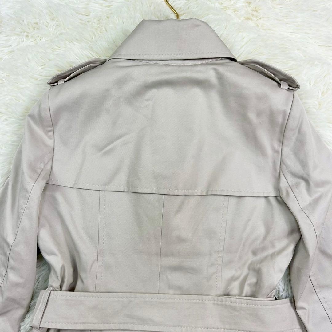 美品　マッキントッシュロンドン　トレンチコート　チェック　レディース　38