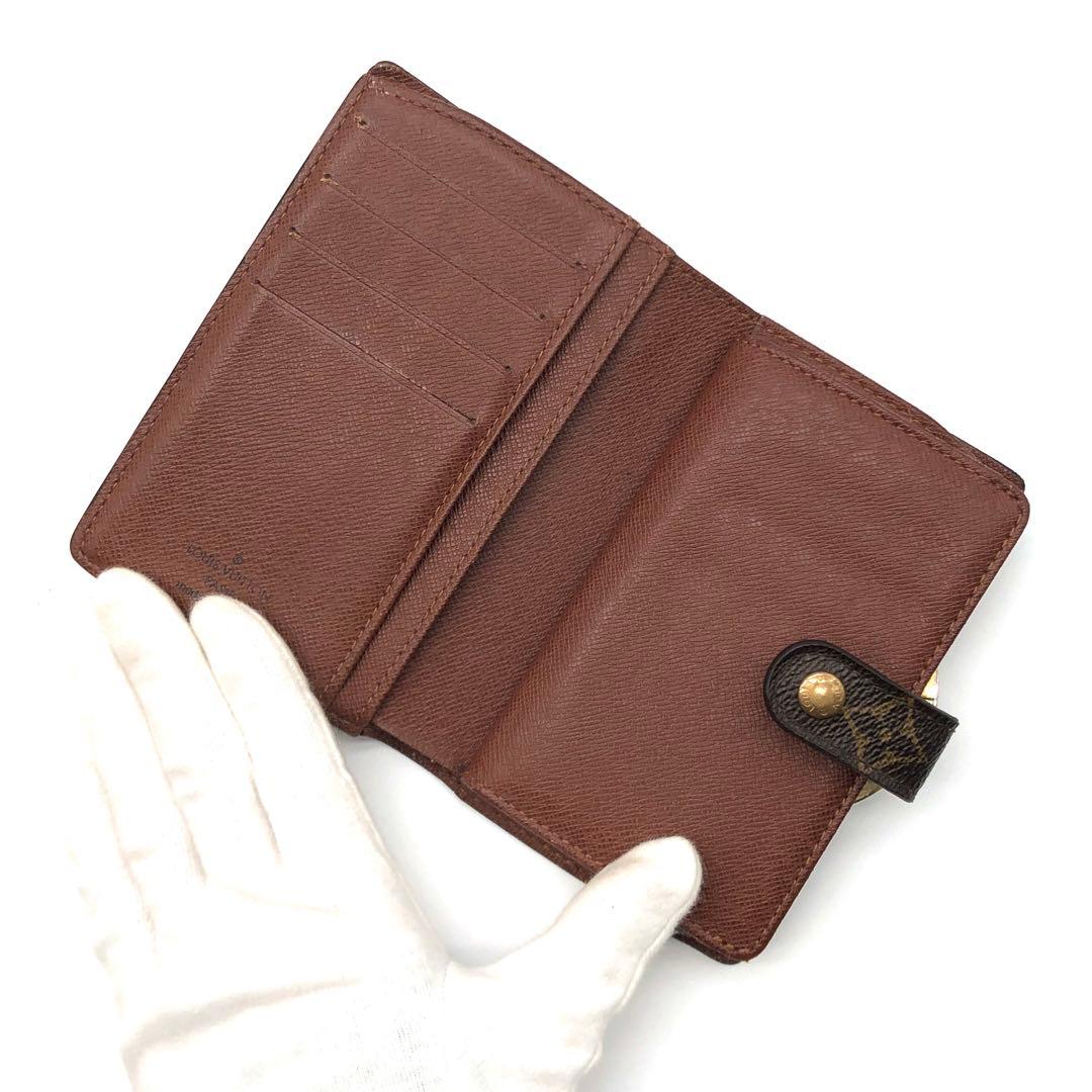 ルイヴィトン がま口 モノグラム コンパクト財布 ポルトフォイユ ヴィエノワ