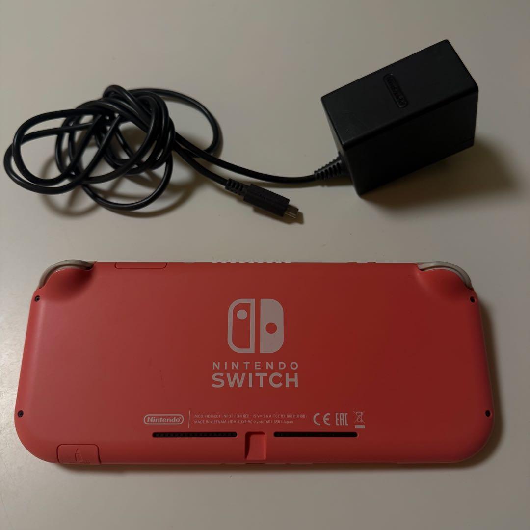 【動作確認済】Nintendo Switch Lite コーラル2020年製