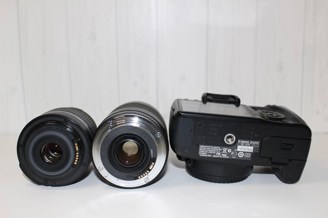 Canon Kiss X7 Wレンズセット　超望遠　手ブレ補正レンズ