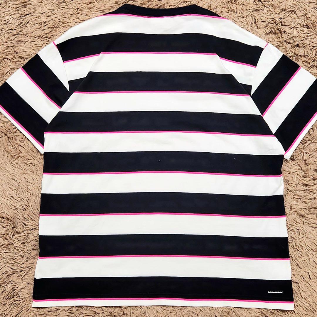 希少 XL サイズ F.C. Real Bristol Tシャツ ロゴ ボーダー