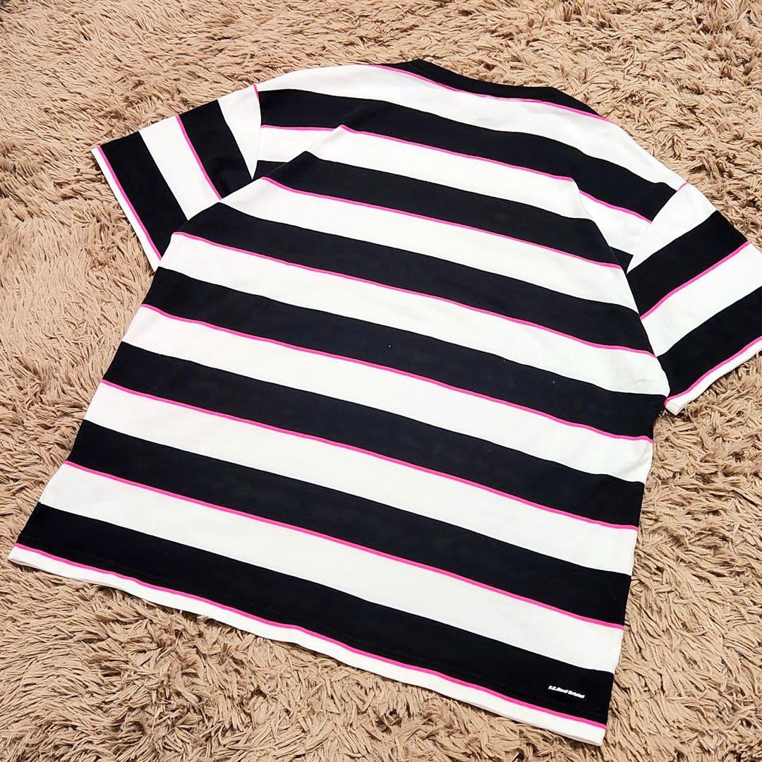 希少 XL サイズ F.C. Real Bristol Tシャツ ロゴ ボーダー