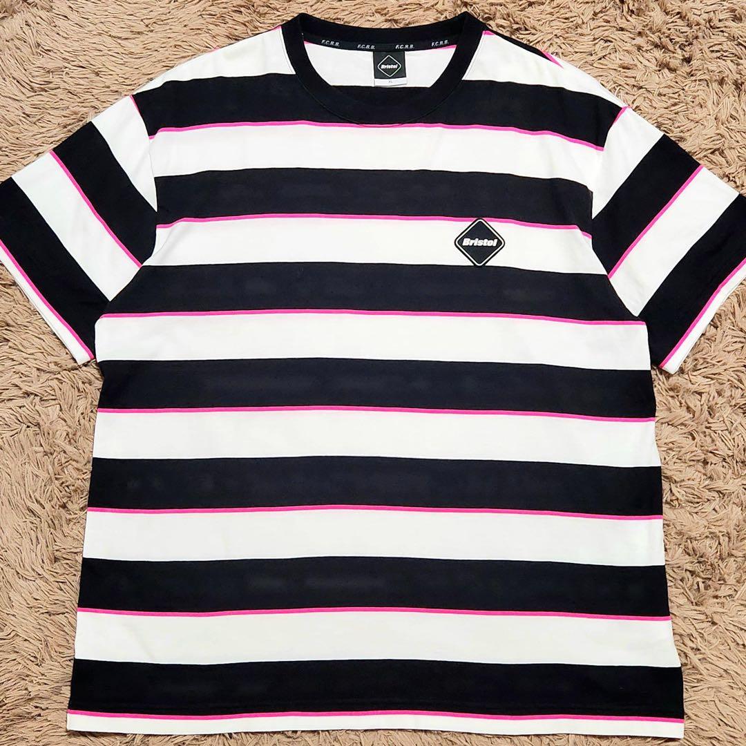 希少 XL サイズ F.C. Real Bristol Tシャツ ロゴ ボーダー