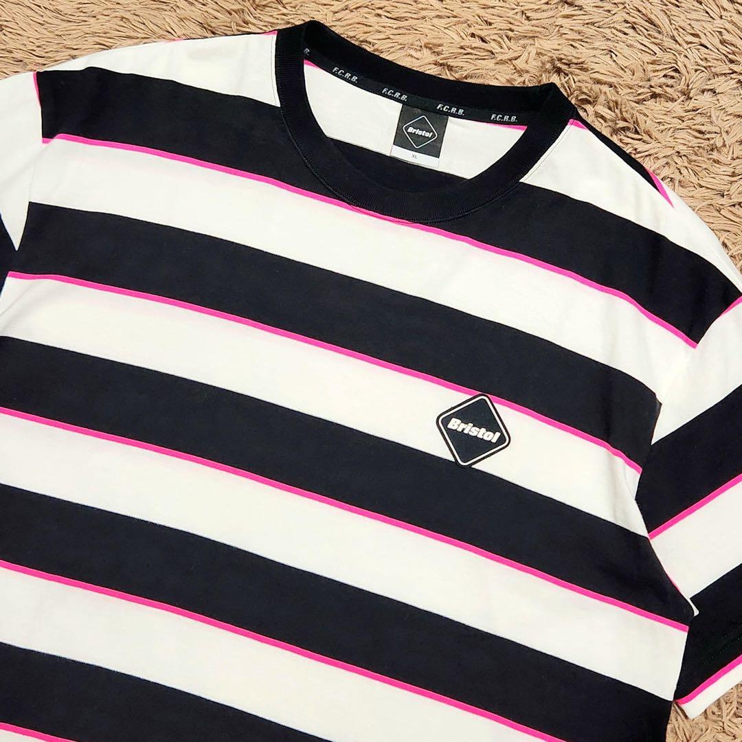 希少 XL サイズ F.C. Real Bristol Tシャツ ロゴ ボーダー