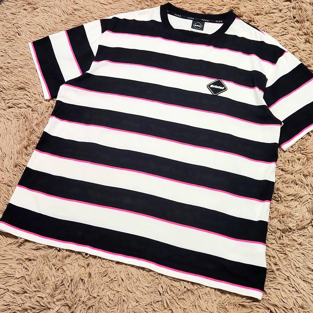 希少 XL サイズ F.C. Real Bristol Tシャツ ロゴ ボーダー