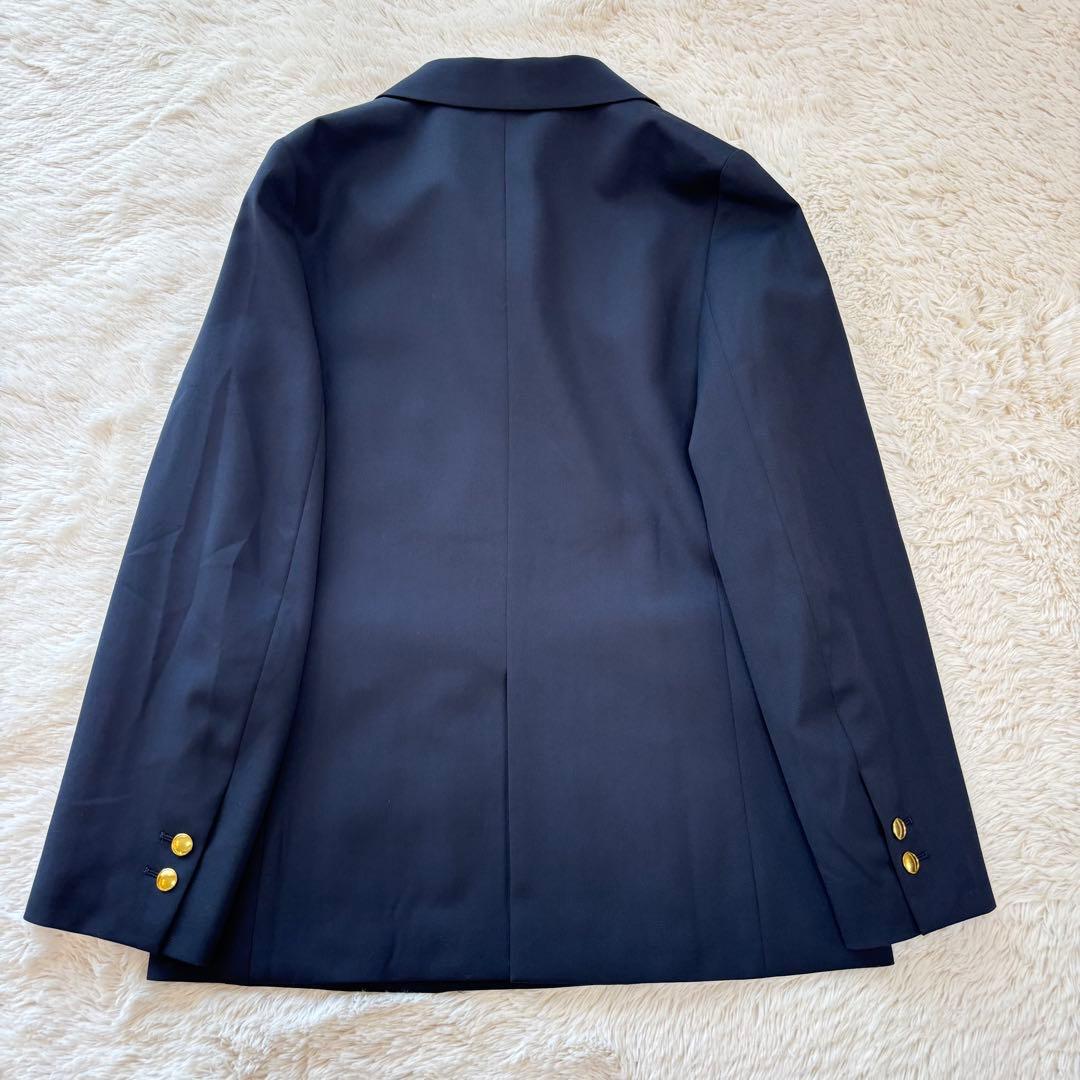 極美品　green label 紺ブレ ダブルジャケット 金ボタン ネイビー M
