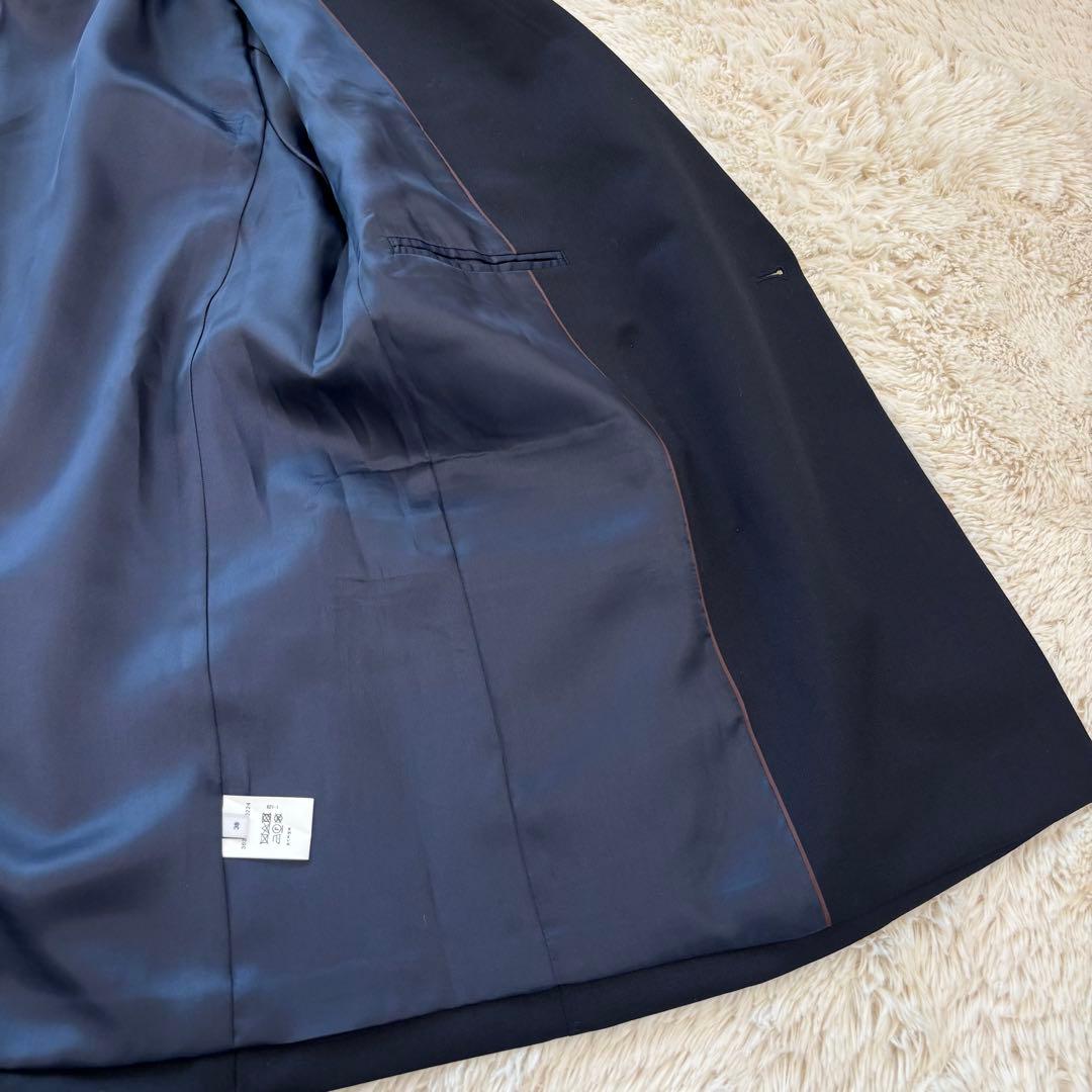 極美品　green label 紺ブレ ダブルジャケット 金ボタン ネイビー M