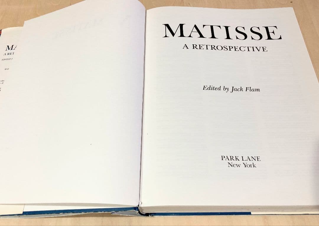 ◇マチス画集 『A RETROSPECTIVE』1988年発売◇